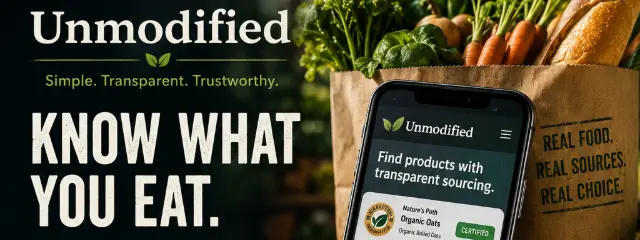 Unmodified food sourcing community tool